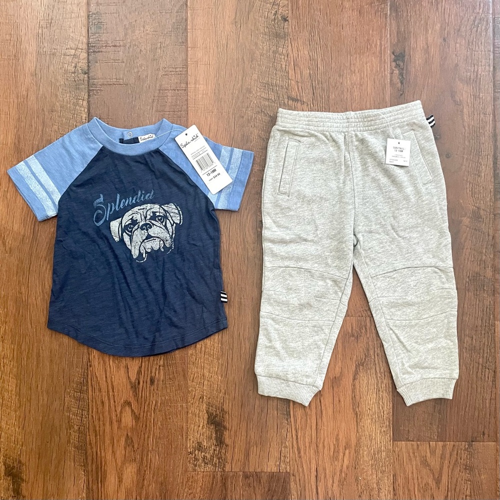 SPLENDID 2 piece set size 12–18M - NWT